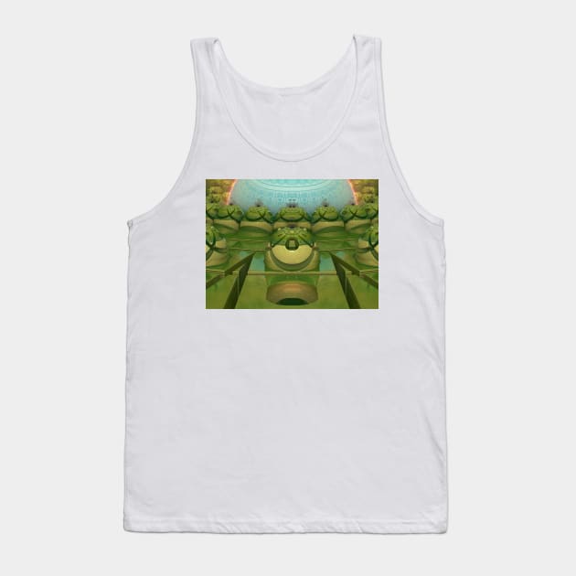 Robin's Egg Among Happy Green Apples Tank Top by barrowda